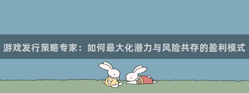 pp电子官网招商主管：游戏发行策略专家：如何最大化潜力与风险共存的盈利模式