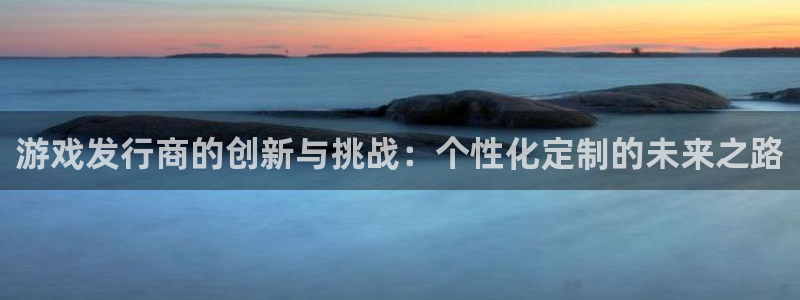 江苏pp电子智得新材料：游戏发行商的创新与挑战：个性化定制的未来之路