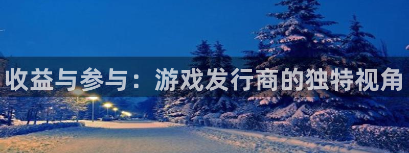 pp电子官网注册平台官网下载：收益与参与：游戏发行商的独特视角