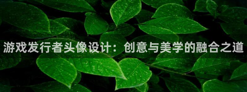 pp电子子股价：游戏发行者头像设计：创意与美学的融合之道