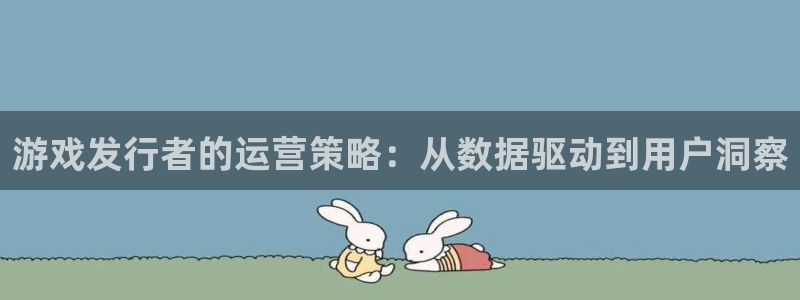 pp电子子教育科技有限公司：游戏发行者的运营策略：从数据驱动到用户洞察